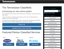 Tablet Screenshot of classifieds.tennessean.com